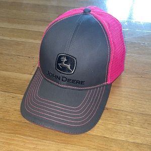 John Deere Hat Pink